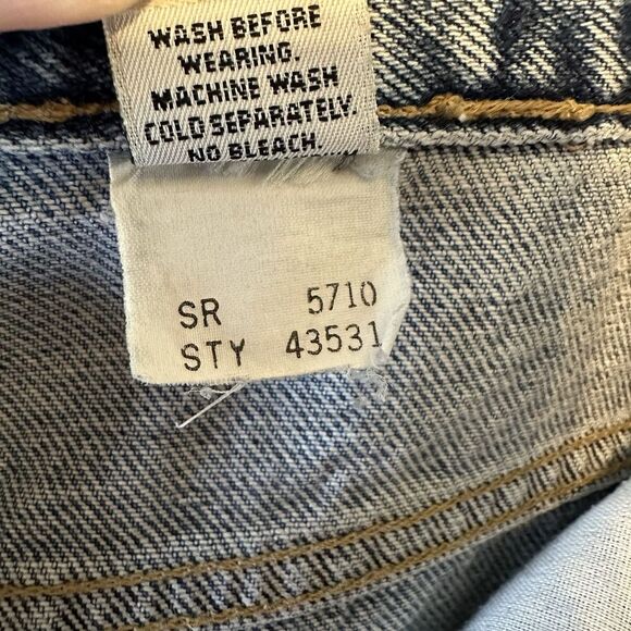 Crossroads 90s Denim Jeans High Waist Tapered Medium Stone Wash Vintage Sz 10 - Picture 6 of 8